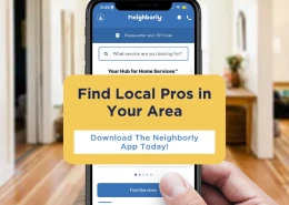 Neighborly app on phone.