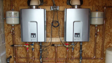 Rinnai tankless water heaters.