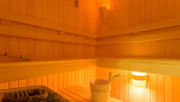 Photo of a sauna