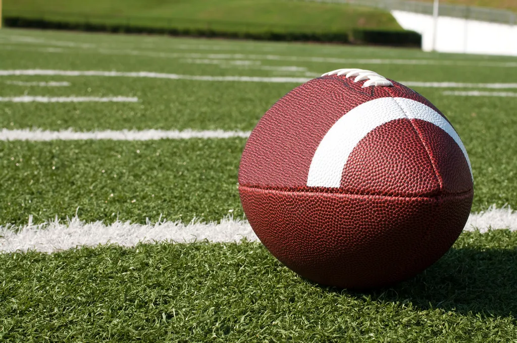 football on the field