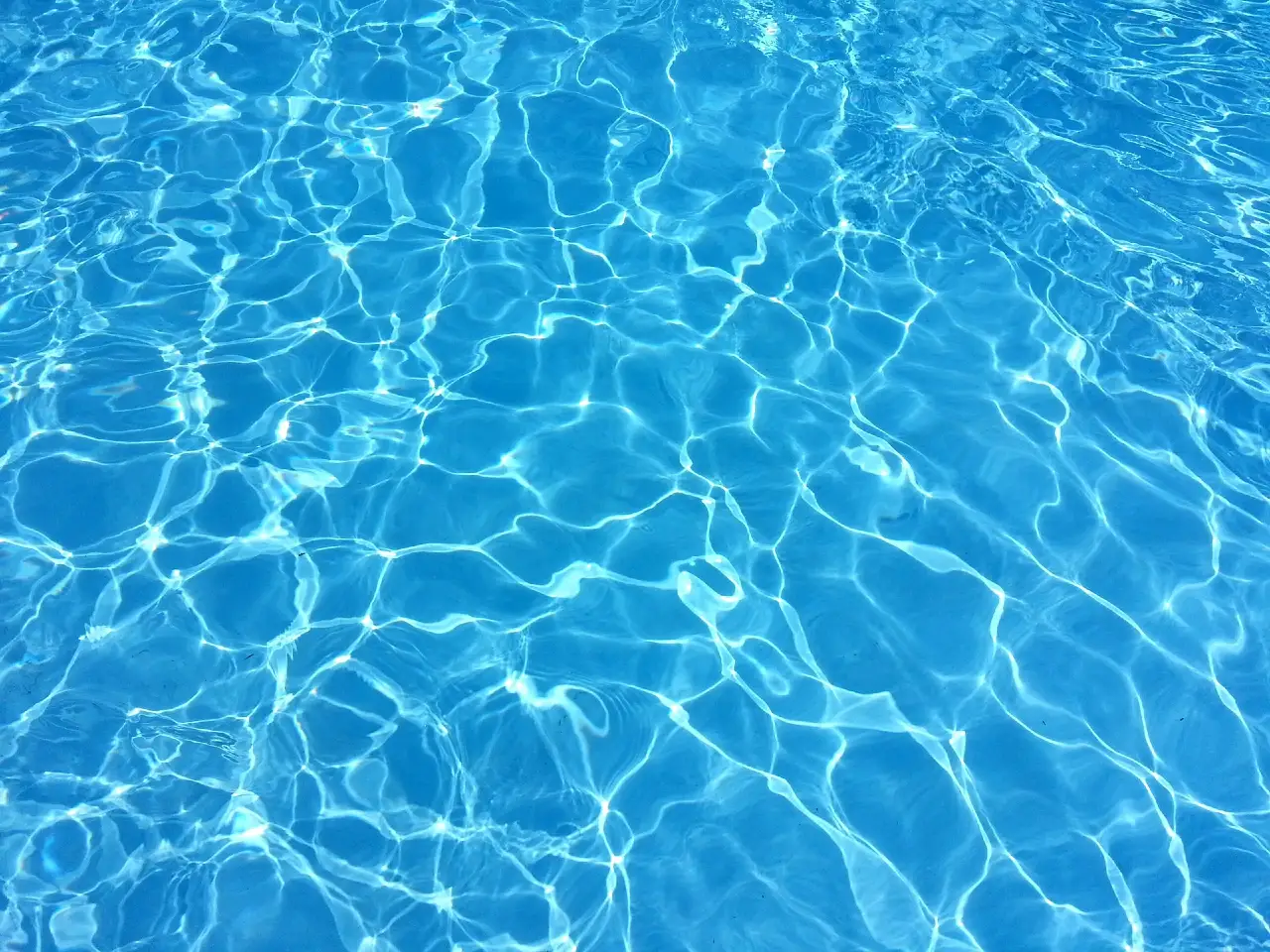 Close-up of sparkling blue water.