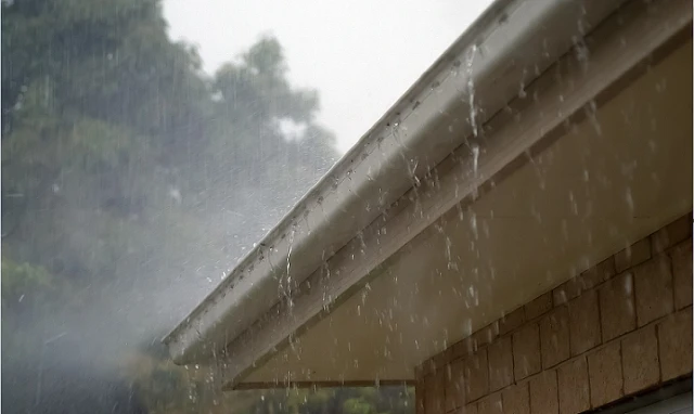 raining on a roof