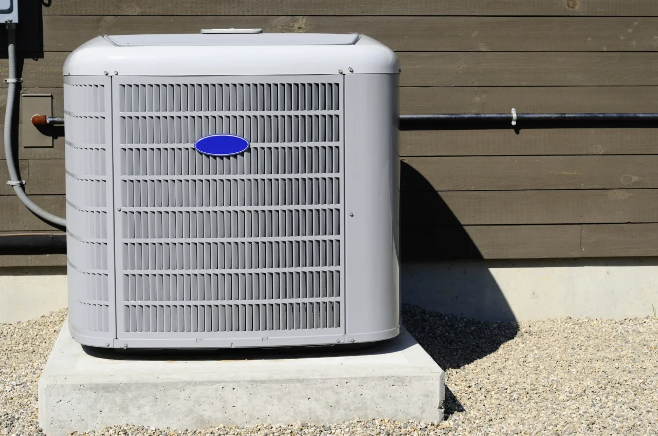 small HVAC AC unit