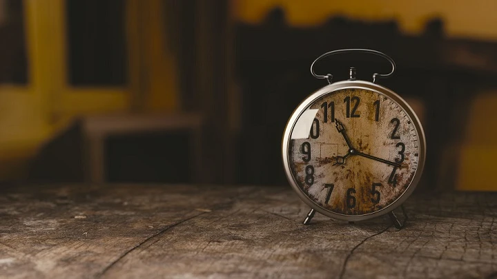 Vintage image of a clock