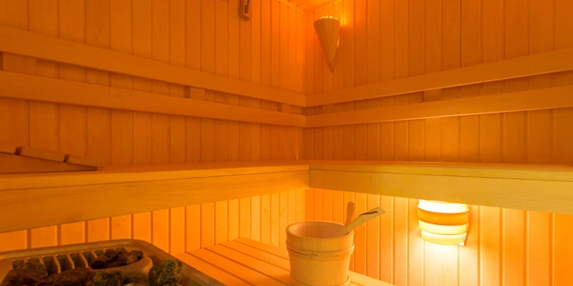 photo of a sauna