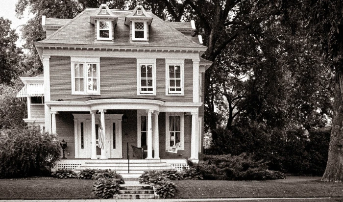 Older two story home with large front porch