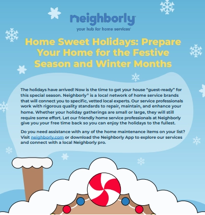 Neighborly Winter Home Maintenance Checklist