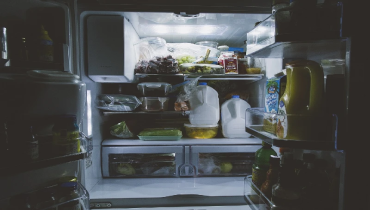 inside of a refrigerator