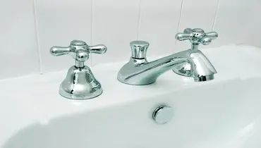 Bathroom sink faucet.