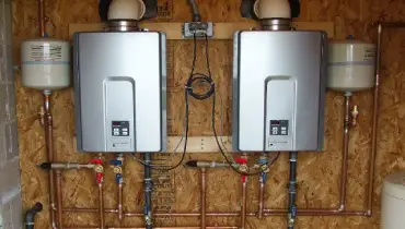 Rinnai tankless water heaters.