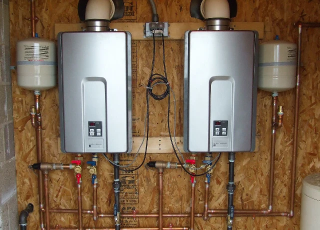 Rinnai tankless water heaters.