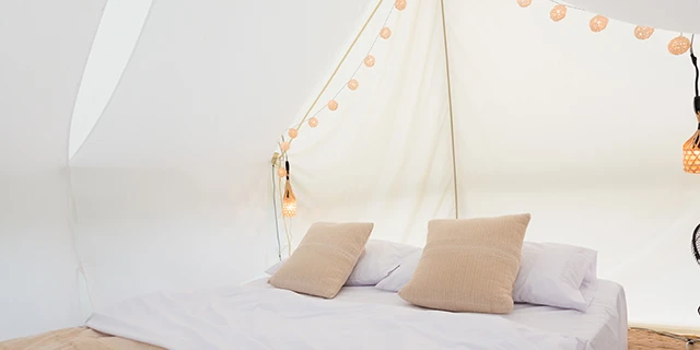 Glamping tent