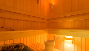 Photo of a sauna