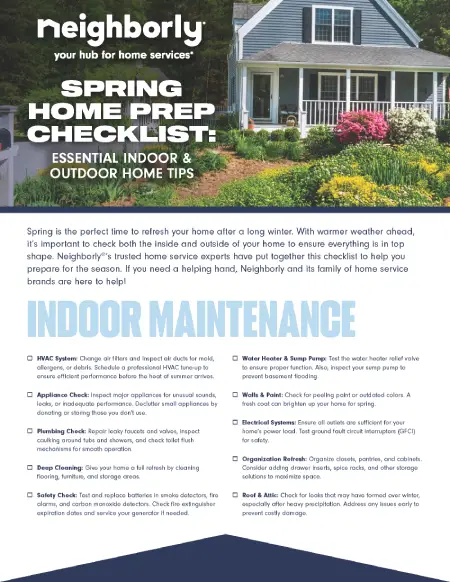 Spring Checklist